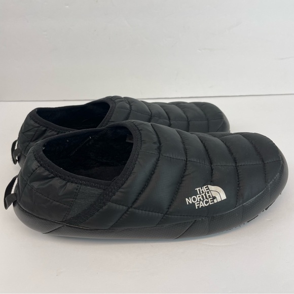 The North Face Black Down slippers Men’s Size 9 - Picture 1 of 5